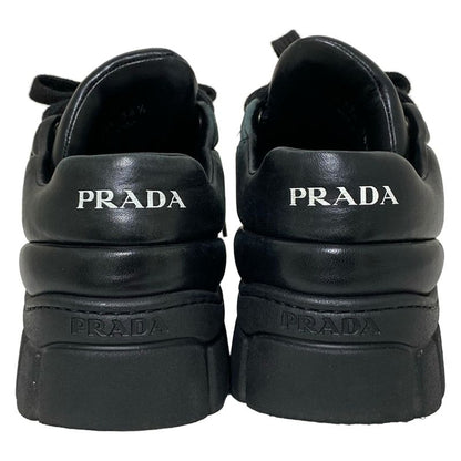 Prada Sneakers 381 2 Women's - Black Insole Removable Thick Sole Sneakers