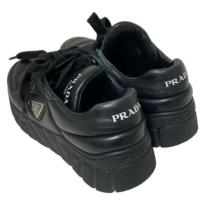 Prada Sneakers 381 2 Women's - Black Insole Removable Thick Sole Sneakers