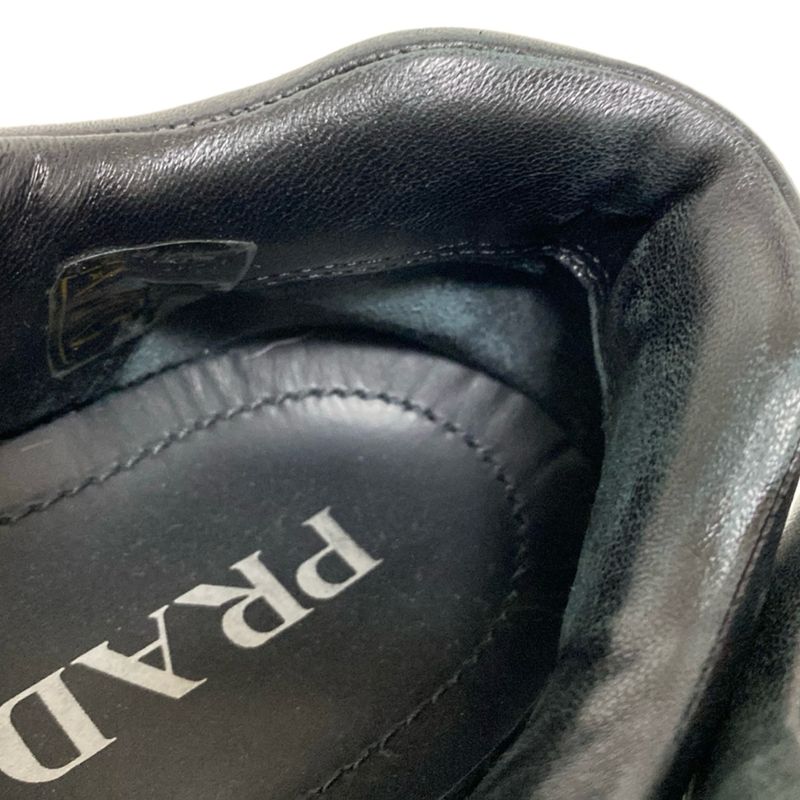 Prada Sneakers 381 2 Women's - Black Insole Removable Thick Sole Sneakers