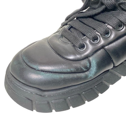 Prada Sneakers 381 2 Women's - Black Insole Removable Thick Sole Sneakers