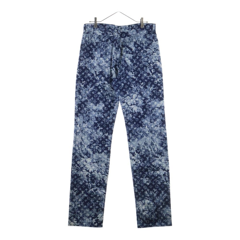 Louis Vuitton 21ss Monogram Tapestry Denim Pants Rm211m Zmc Hkd02w Navy
