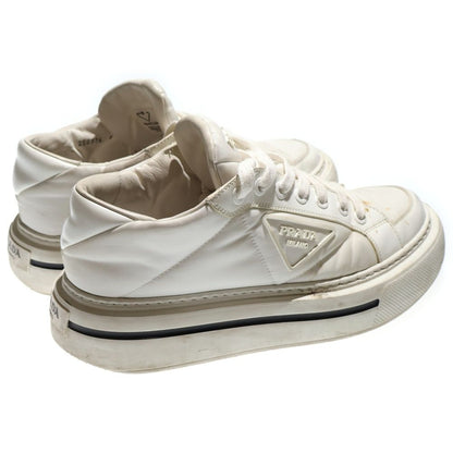 Prada Re-Nylon 2eg376 Low Cut Triangle Logo Sneakers White