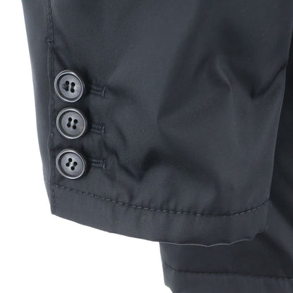 Prada 3b Nylon Tailored Jacket Triangle Logo Quilted Lining Nylon Tailored