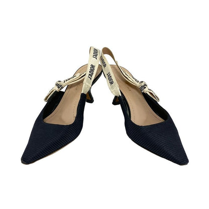 Dior Christian Dior Sandals 361 2d Women's Ring Back Black X White J'adior