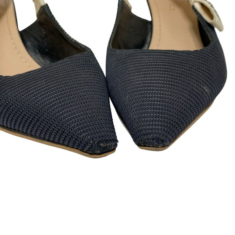 Dior Christian Dior Sandals 361 2d Women's Ring Back Black X White J'adior