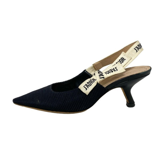 Dior Christian Dior Sandals 361 2d Women's Ring Back Black X White J'adior