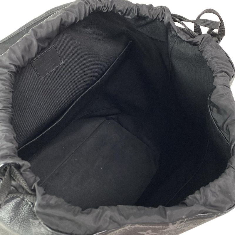 Louis Vuitton Backpack Sac Monogram Eclipse (Canvas) Montsouris Backpack M46683