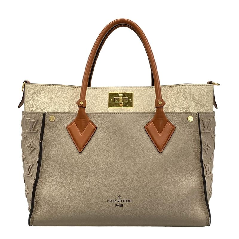 Louis Vuitton Tote Bag Monogram Tuffage on My Side MM M53825 Gale Leather