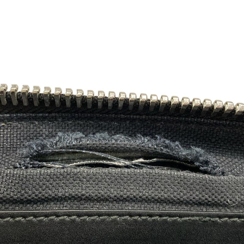 Gucci Waist Pouch Soft GG Supreme Belt Bag 474293 Black X Light Gray Leather