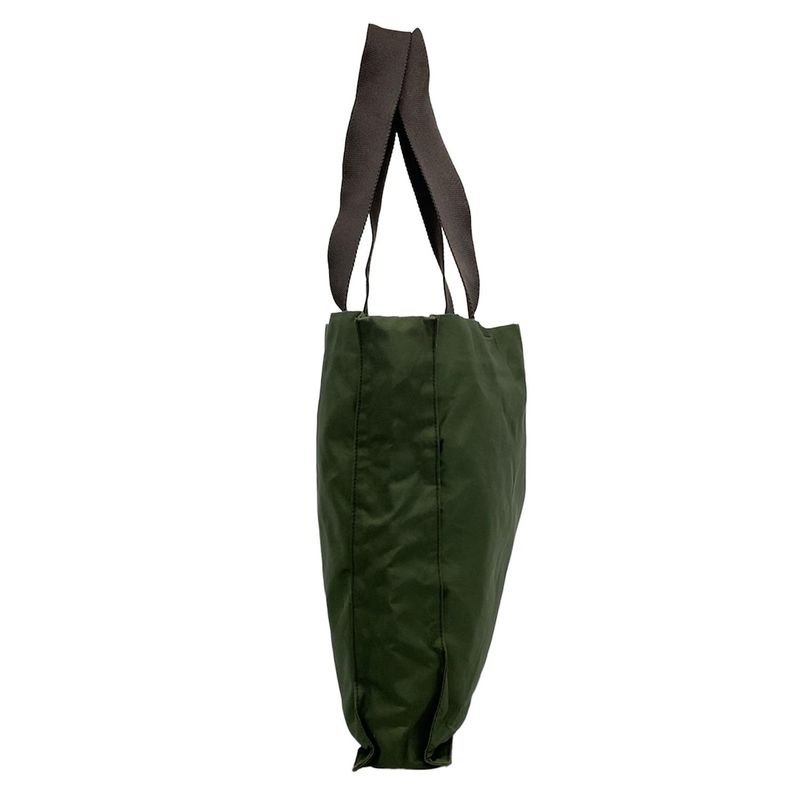 Prada Tote Bag - Green X Dark Brown