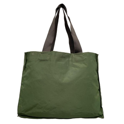 Prada Tote Bag - Green X Dark Brown
