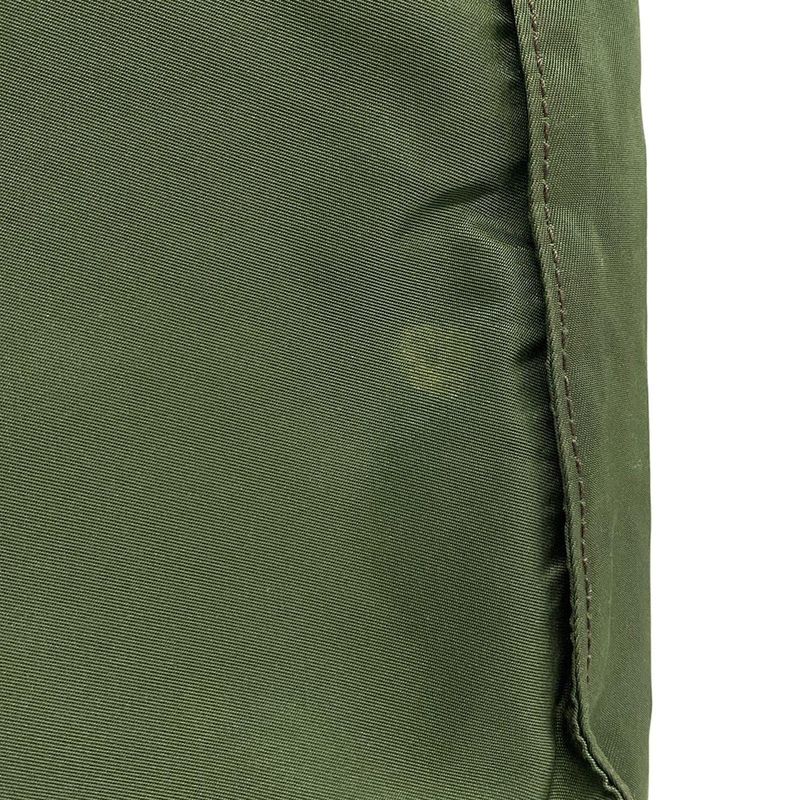 Prada Tote Bag - Green X Dark Brown