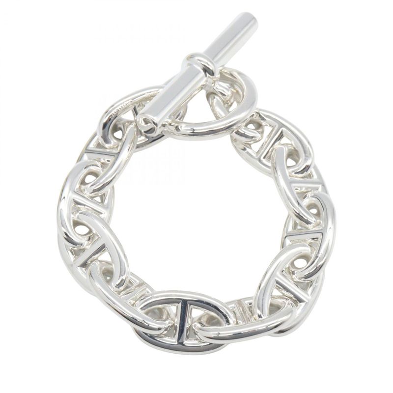 Hermes Bracelet Chaine D'ancre TGM 11 Frames Bracelet Arm Circumference 16cm