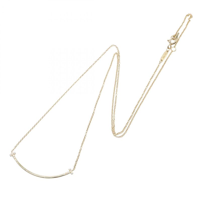 Tiffany & Co Tiffany＆co Necklace T Smile Small Necklace Diamond 74957013 Neck