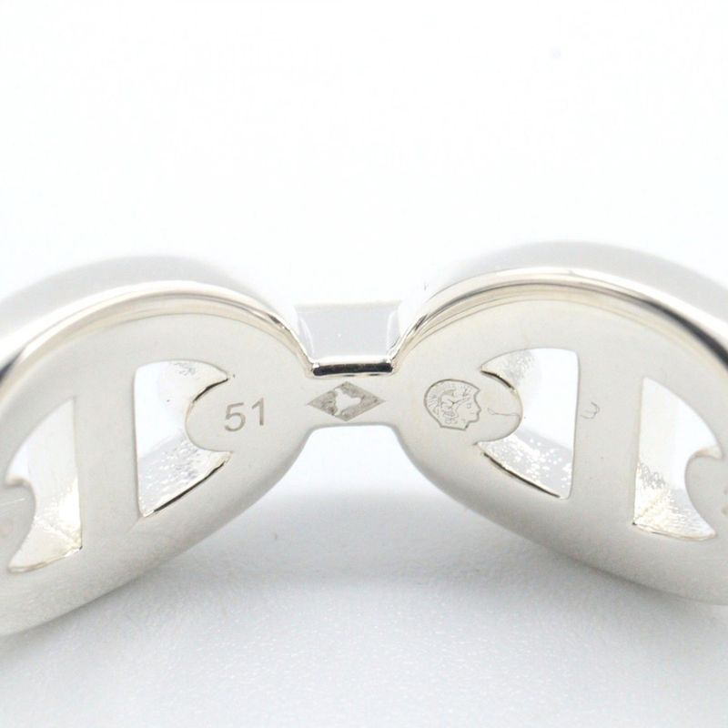 Hermes Ring Chaine D'ancre Ring PM He109507b052 Silver 925 Chaine D'ancre Ring