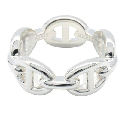 Hermes Ring Chaine D'ancre Ring PM He109507b052 Silver 925 Chaine D'ancre Ring