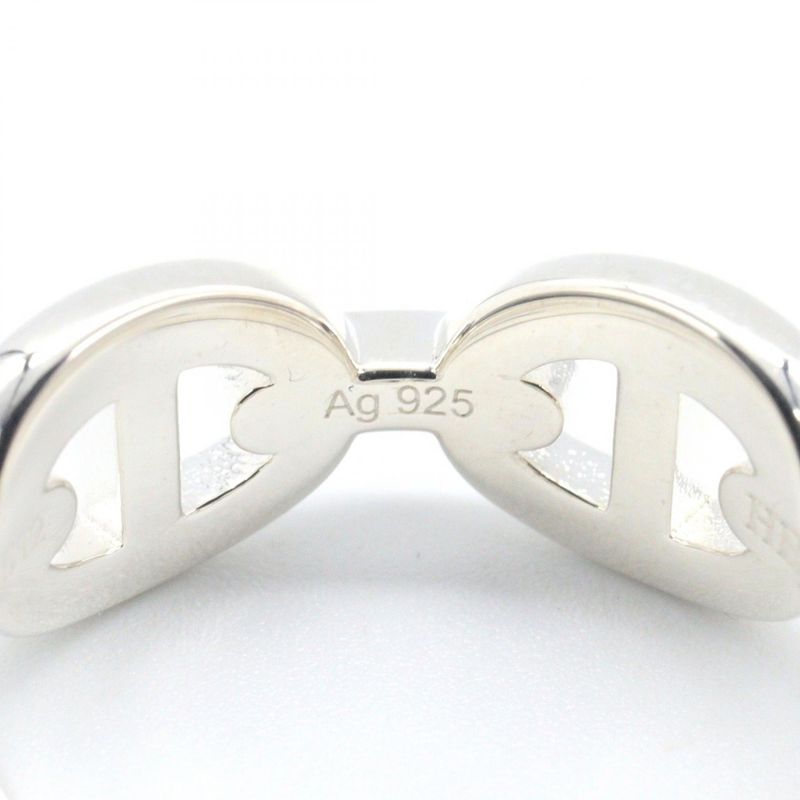 Hermes Ring Chaine D'ancre Ring PM He109507b052 Silver 925 Chaine D'ancre Ring