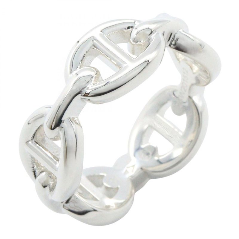 Hermes Ring Chaine D'ancre Ring PM He109507b052 Silver 925 Chaine D'ancre Ring