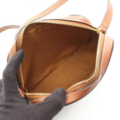 Celine Shoulder Bag Small Camera Bag Triomphe Black PVC Coated Canvas Leather