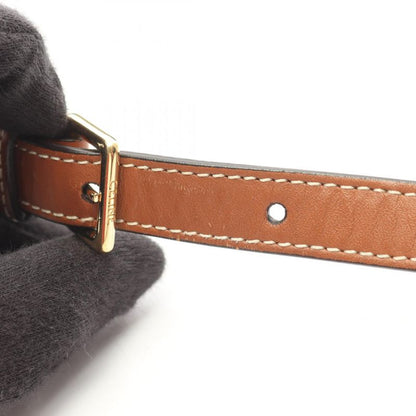 Celine Shoulder Bag Small Camera Bag Triomphe Black PVC Coated Canvas Leather