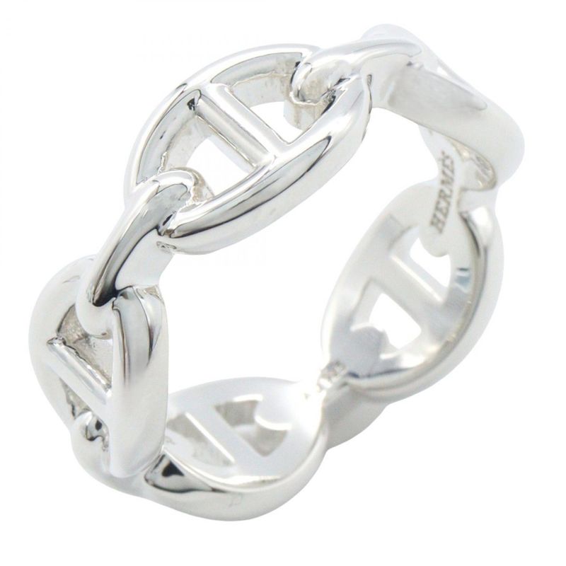 Hermes Ring ・ring Chaine D'ancre Enchene PM Ring He109507b052 Silver 925 Chaine