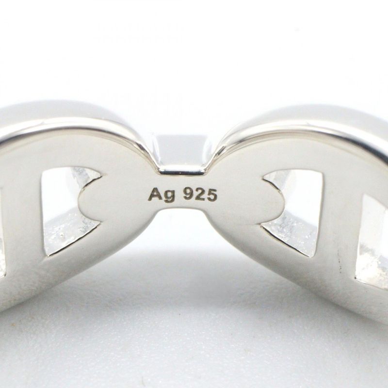 Hermes Ring ・ring Chaine D'ancre Enchene PM Ring He109507b052 Silver 925 Chaine