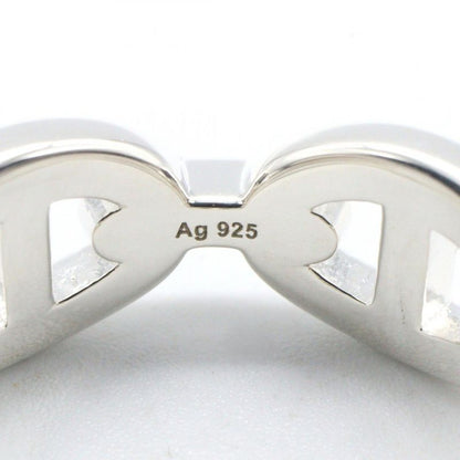 Hermes Ring ・ring Chaine D'ancre Enchene PM Ring He109507b052 Silver 925 Chaine