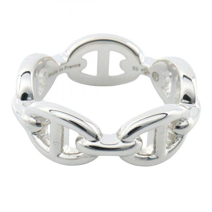 Hermes Ring ・ring Chaine D'ancre Enchene PM Ring He109507b052 Silver 925 Chaine
