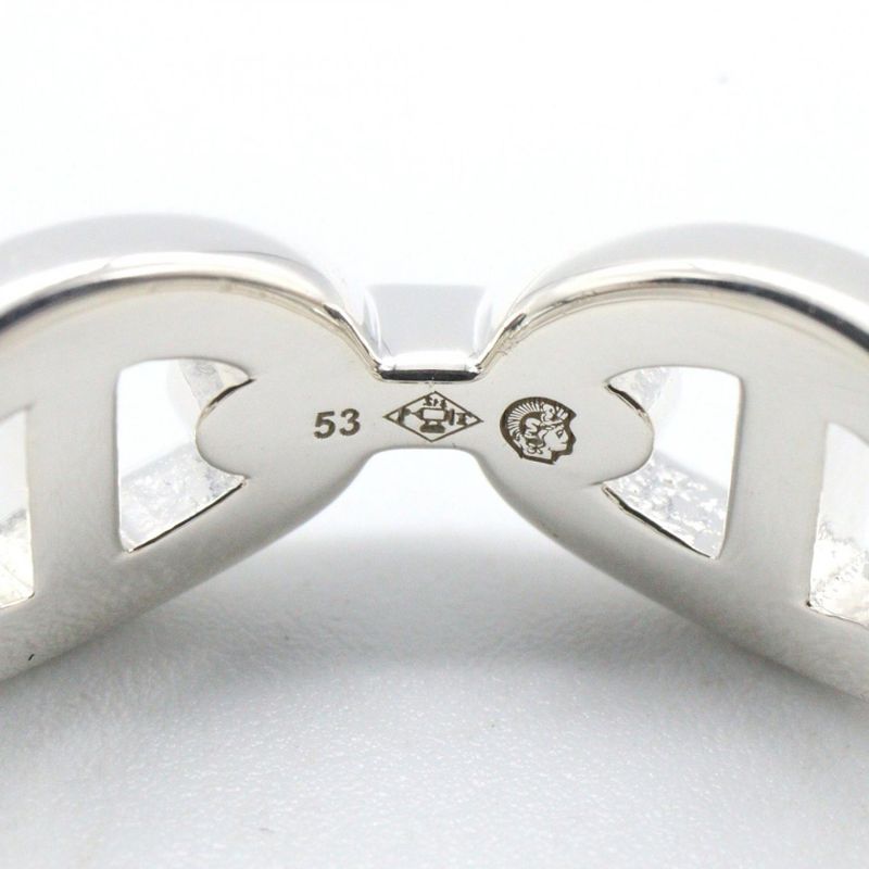Hermes Ring ・ring Chaine D'ancre Enchene PM Ring He109507b052 Silver 925 Chaine