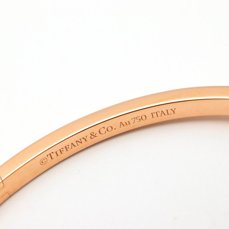 Tiffany & Co Tiffany＆co Bangle T One Narrow Hinge Bangle Arm Circumference 15cm