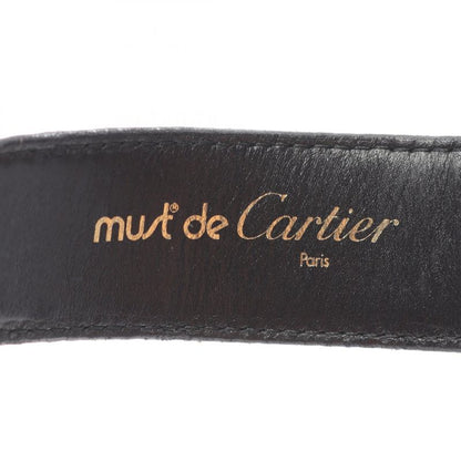 Cartier Belt Leather Belt Unisex Used B