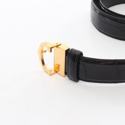 Cartier Belt Leather Belt Unisex Used B