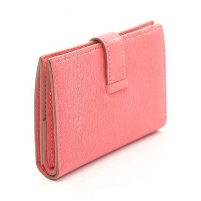 Hermes Card Case Bearn Mini Rose Azalea Leather