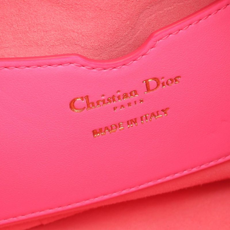 Dior Shoulder Bag Vibe Hobo Cannage M7200onoa Pink White Leather Dior Vibe