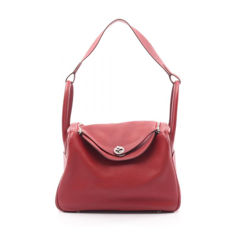 Hermes Shoulder Bag Lindy 30 Rouge Garance Rouge Garance Others Lindy 30 Rouge