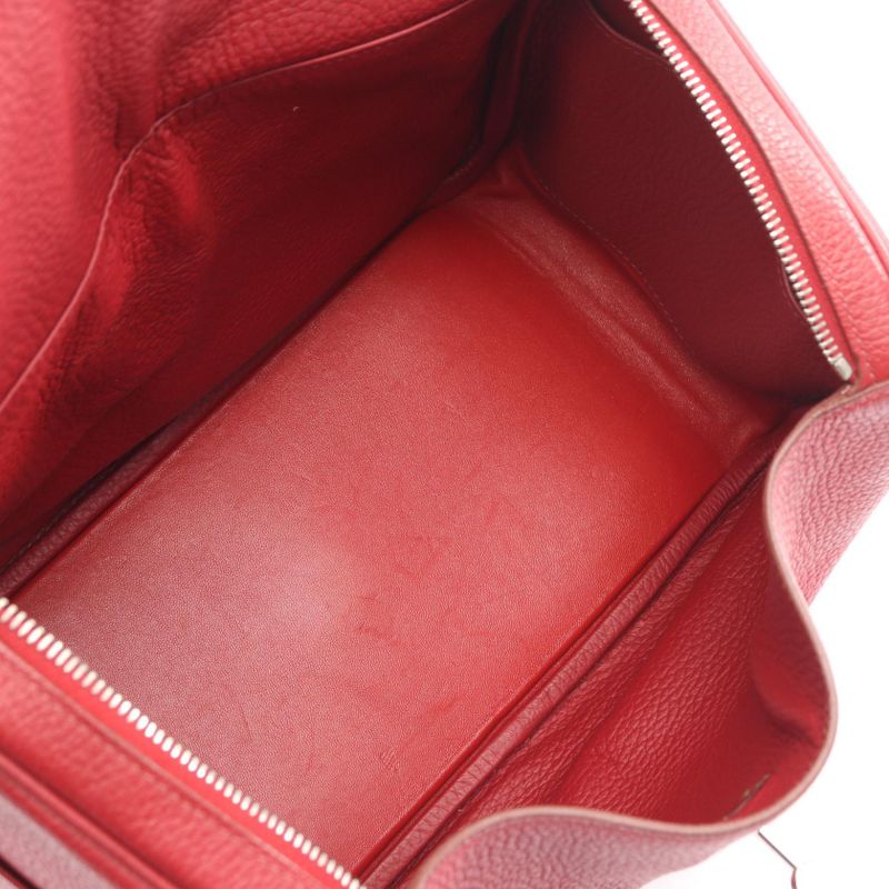 Hermes Shoulder Bag Lindy 30 Rouge Garance Rouge Garance Others Lindy 30 Rouge