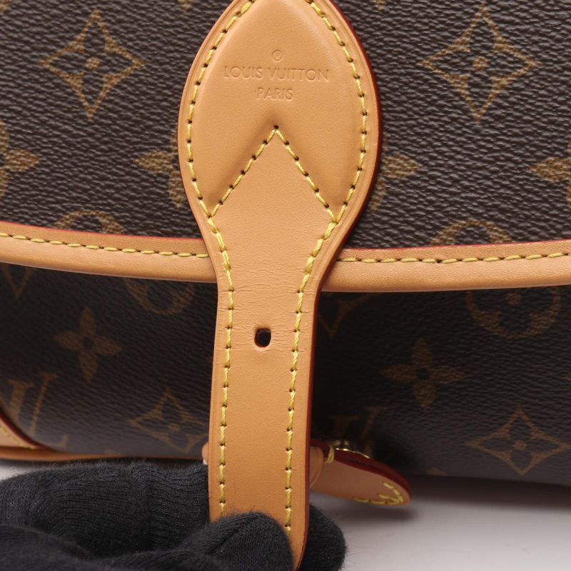 Louis Vuitton Shoulder Bag Diane Nm PM Monogram M45985 Noir Black PVC Coated