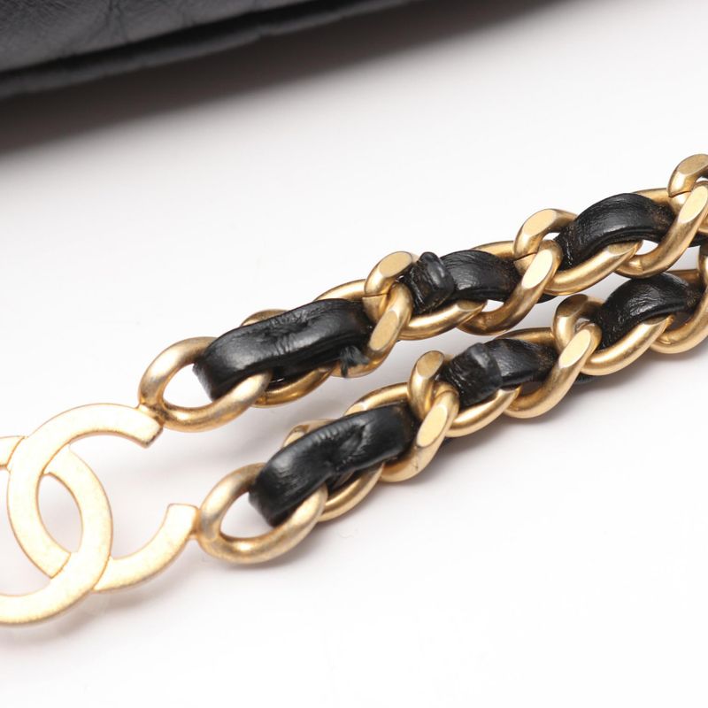 Chanel Rucksack Sac Backpack Chanel 22 Large As3313 Black Leather Chanel22