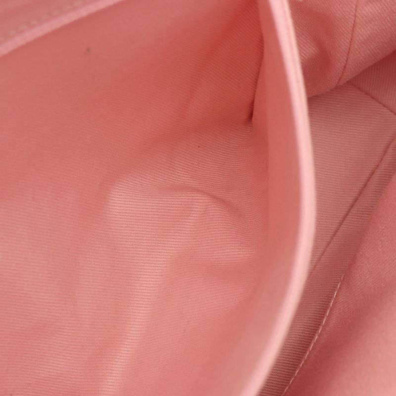 Chanel Tote Bag Deauville A67001 Light Pink Canvas Leather Deauville Chain Tote