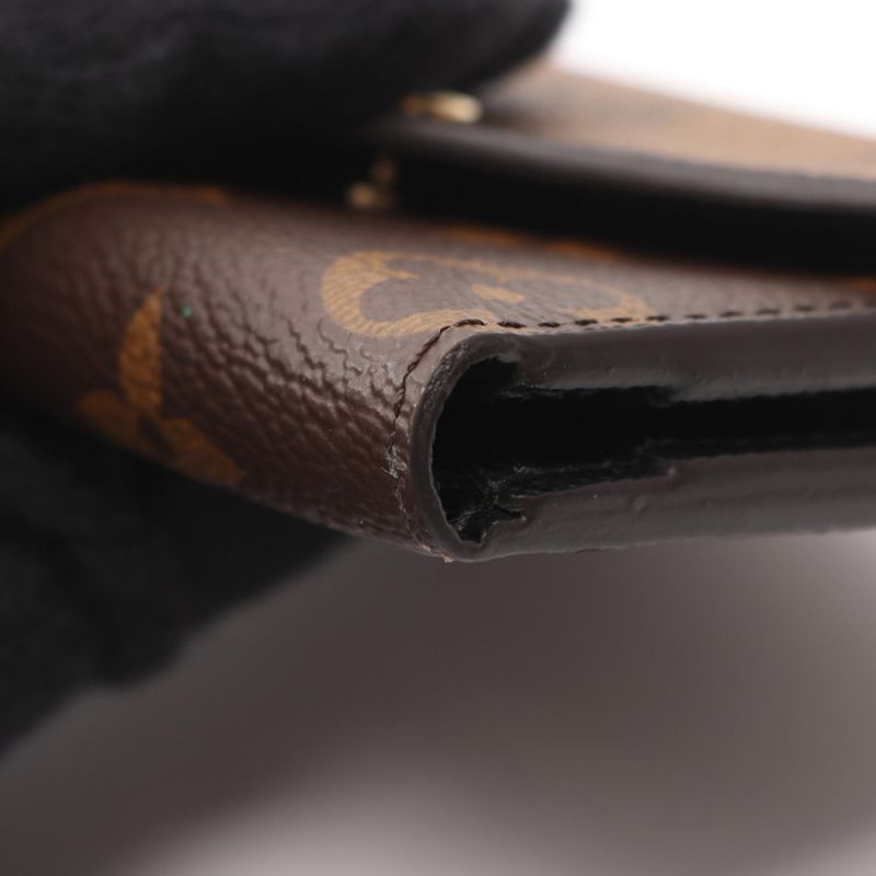 Louis Vuitton Trifold Wallet Portefeuille Zoe M80725 PVC Coated Canvas Portefeui