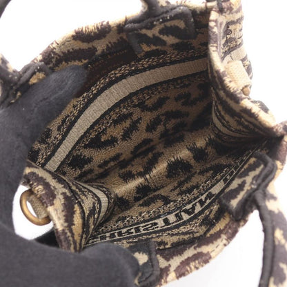 Dior Handbag Book Tote Vertical Bag Mini Phone Bag S5555crhm Black Beige