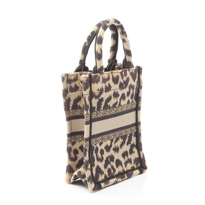 Dior Handbag Book Tote Vertical Bag Mini Phone Bag S5555crhm Black Beige