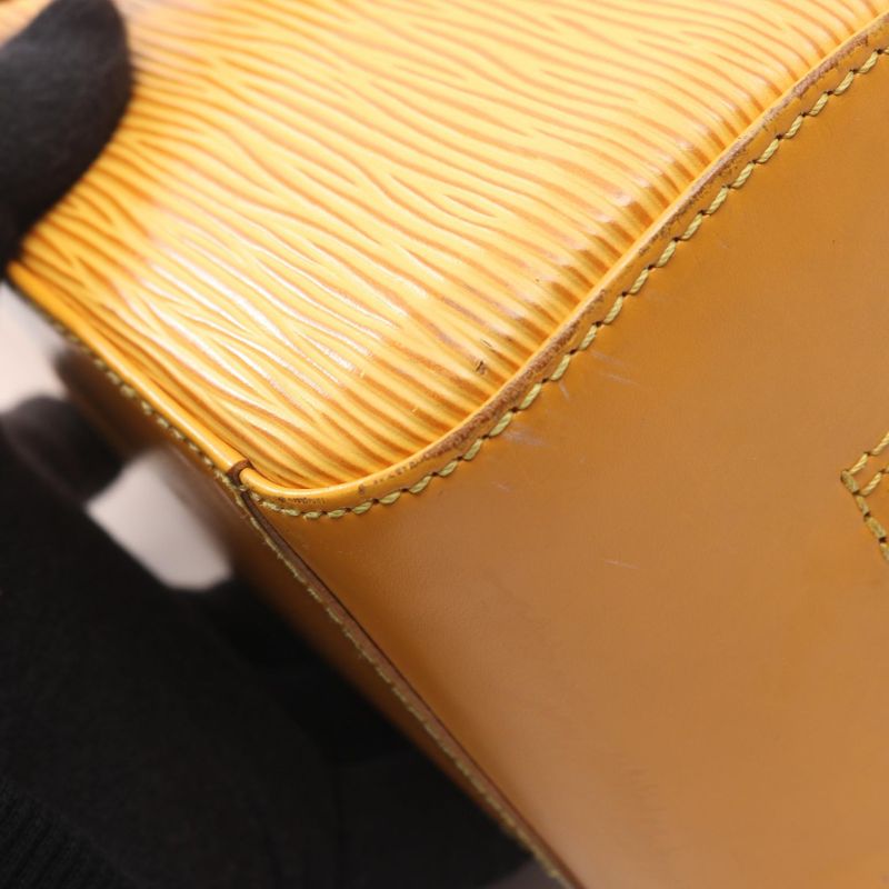 Louis Vuitton Handbag Jasmine M52089 Tassili Yellow Leather Jasmine Women's