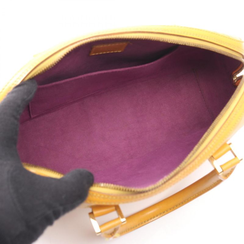 Louis Vuitton Handbag Jasmine M52089 Tassili Yellow Leather Jasmine Women's