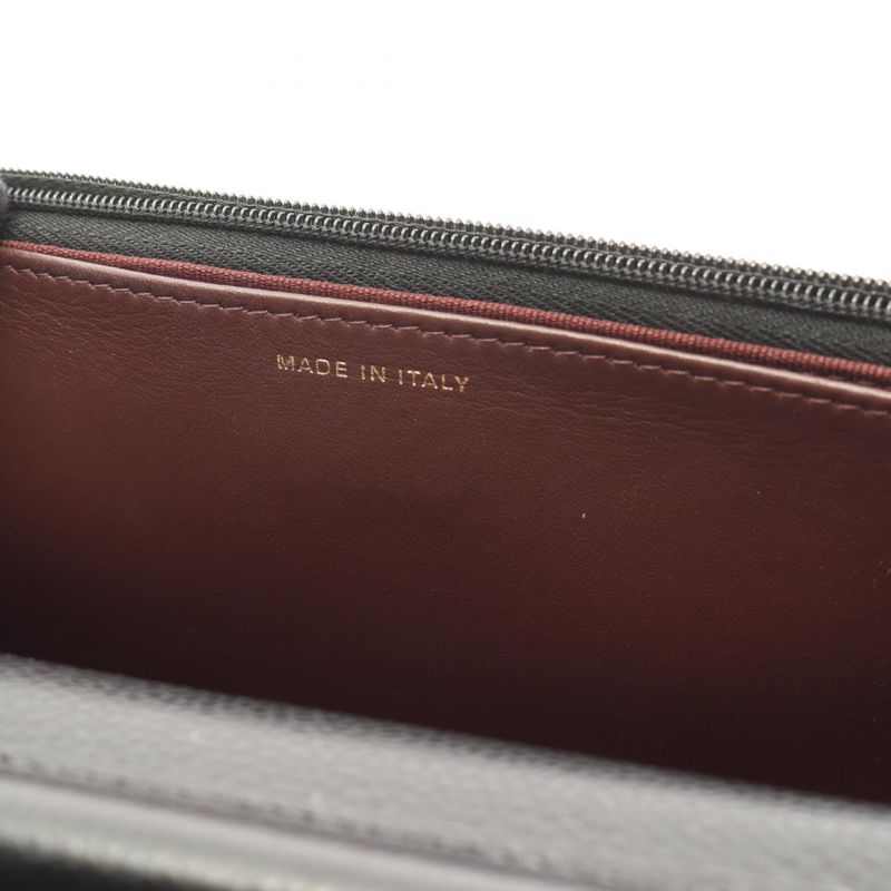 Chanel Shoulder Bag Matelasse Ap4241 Black Leather Calf Matelasse Chain Wallet