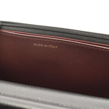 Chanel Shoulder Bag Matelasse Ap4241 Black Leather Calf Matelasse Chain Wallet