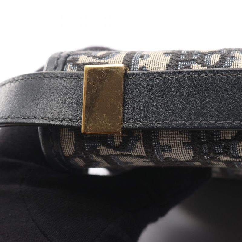 Dior Shoulder Bag 30 Montaigne Oblique Jacquard M9203utzq_m928 Navy Canvas