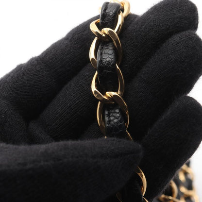 Chanel Shoulder Bag Matelasse 34 Classic Maxi W Flap A58601 Black Leather Calf