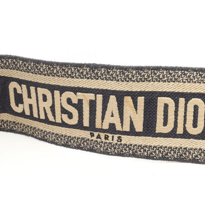 Dior Handbag Saddle Bag Oblique Jacquard Navy Canvas Leather Oblique Saddle Bag