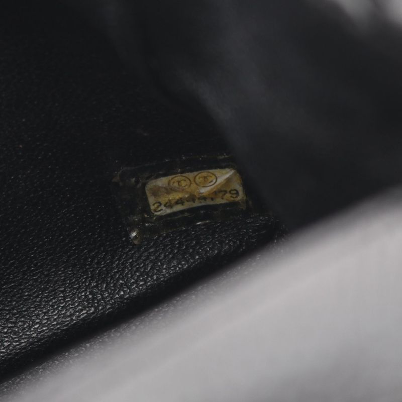 Chanel Shoulder Bag Mini Matelasse A35200 Black Leather Calf (Cowhide) Mini